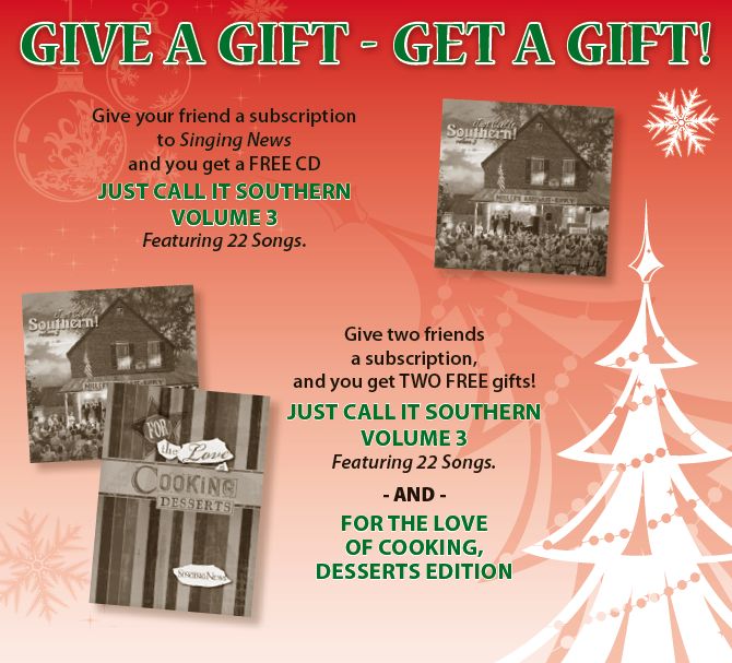 Singing news christmas gift subscription offer