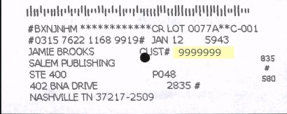 Singing News Magazine Label