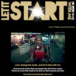 No Other Name Launches "Let It Start With Me" National "I Pledge" Campaign
