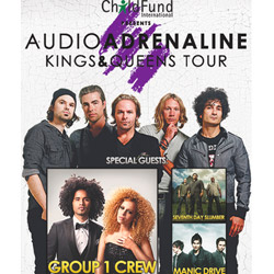 Audio Adrenaline Kicks Off Their 30+ City "Kings & Queens Tour" March 1