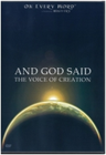 "And God Said: The Voice of Creation" DVD