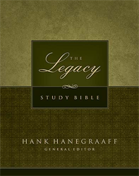 The Legacy Study Bible — Black Bonded Leather
