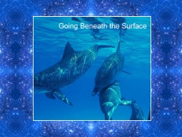 "Going Beneath the Surface" CD series