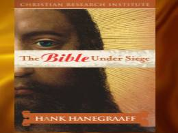Bible Under Seige