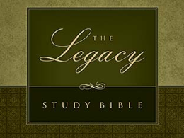 Legacy Study Bible