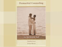 "Premarital Counseling" Hopebook