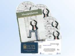 "Heart of the Matter series on... Manipulation" Set