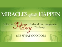Take the 30 Day Husband Encouragement Challenge