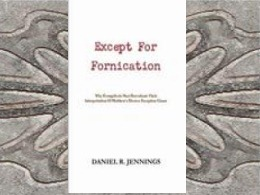 Except for Fornication by Daniel Jennings