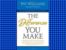 The Difference You Make