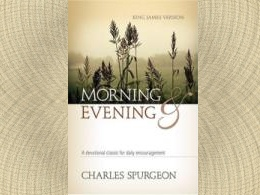 Morning and Evening  KJV Edition