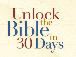 Unlock the Bible in 30 Days