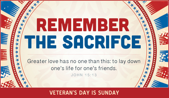 FREE Christian Veteran's Day  Ecards