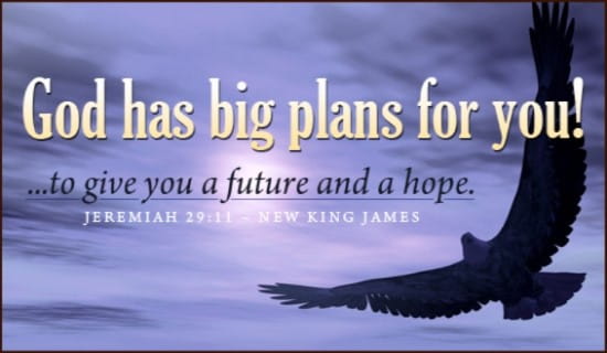 Free Jeremiah 29:11 eCard - eMail Free Personalized Scripture eCards Online