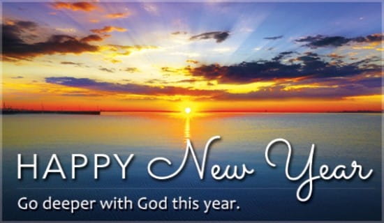 Deeper with God eCard - Free New Year Cards Online