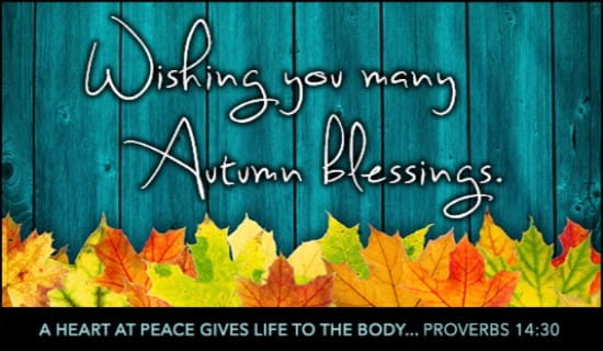 Autumn Blessings eCard - Free Autumn Cards Online