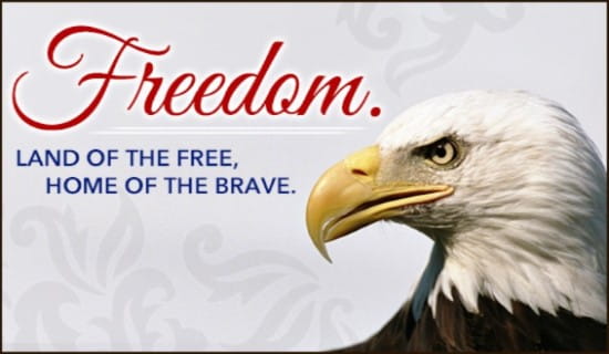 Free Freedom eCard - eMail Free Personalized Patriotic Cards Online