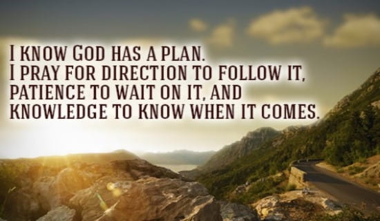 Free GOD has a plan for you! eCard - eMail Free Personalized
