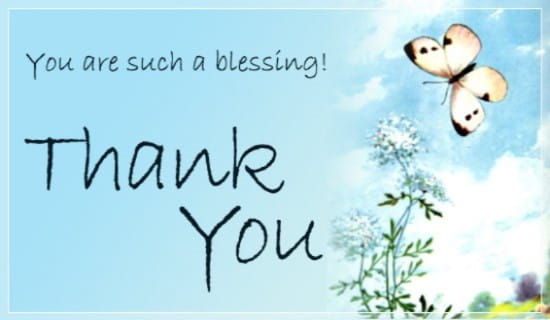 Free Thank You eCard - eMail Free Personalized Thank You Cards Online