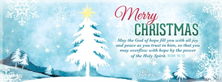 Download Merry Christmas - Christian Facebook Cover & Banner