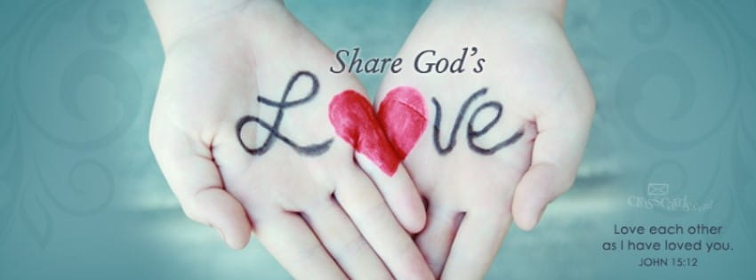 Download Share God's Love - Christian Facebook Cover & Banner