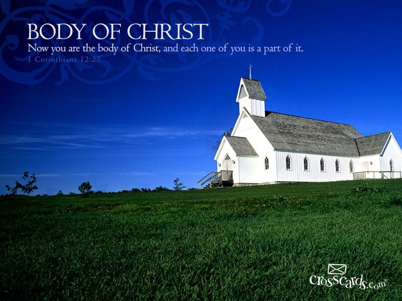 Body of Christ - Bible Verses and Scripture Wallpaper for Phone or Computer