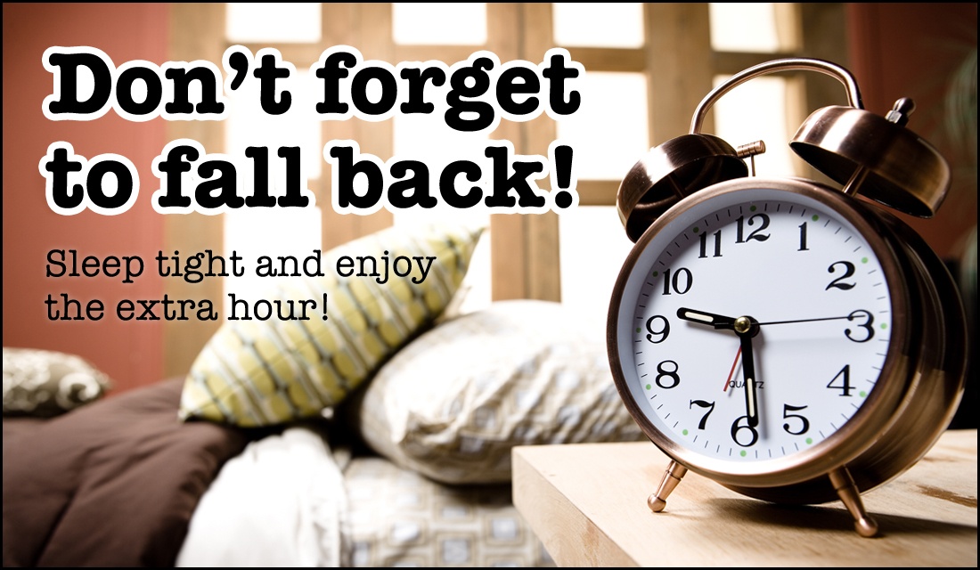 Don't Forget to Fall Back! eCard - Free Daylight Saving Ends Cards Online