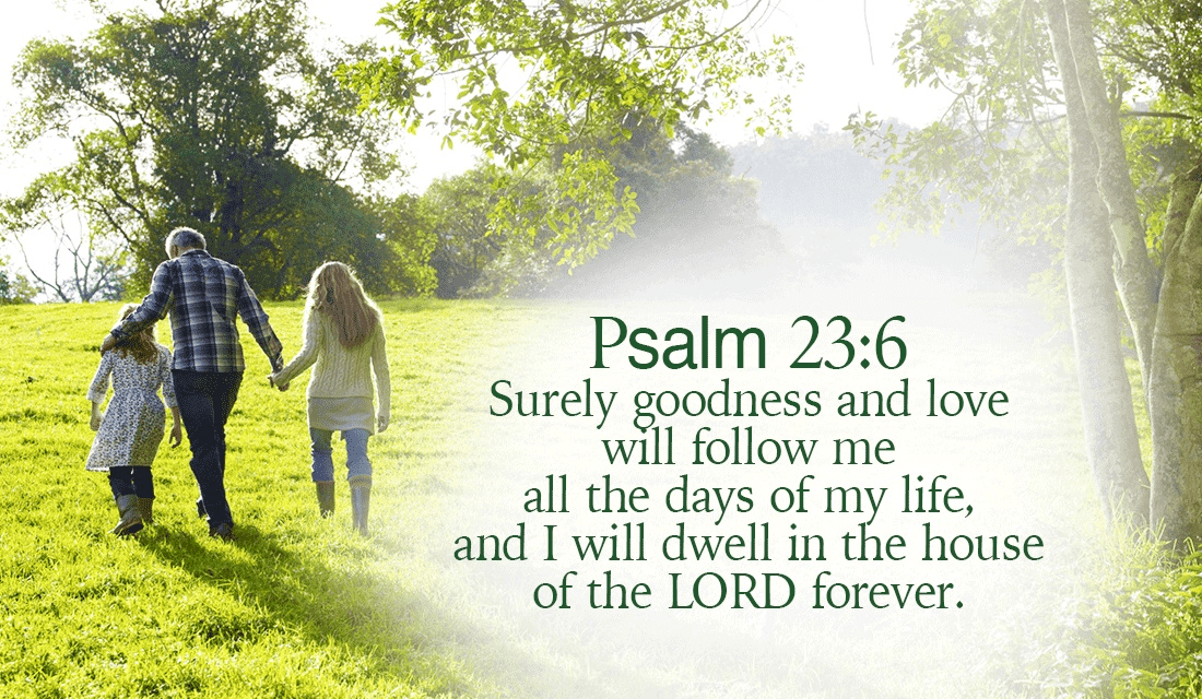 Psalm 23 6 ECard Free Facebook ECards Greeting Cards Online