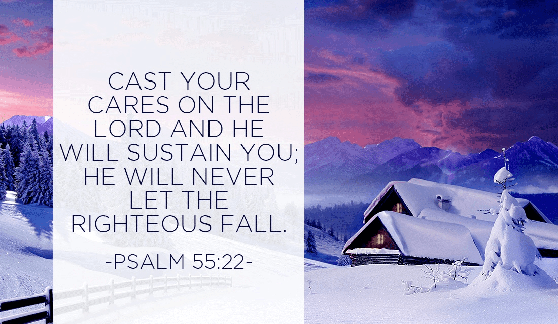 Cast Your Cares On GOD Psalm 55 22 ECard Free Facebook ECards 