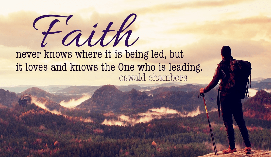 If it were easy, it wouldn't be called FAITH