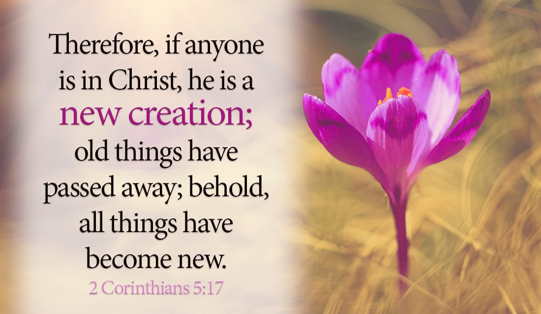Through GOD, you are Made new! 2 Corinthians 517 eCard