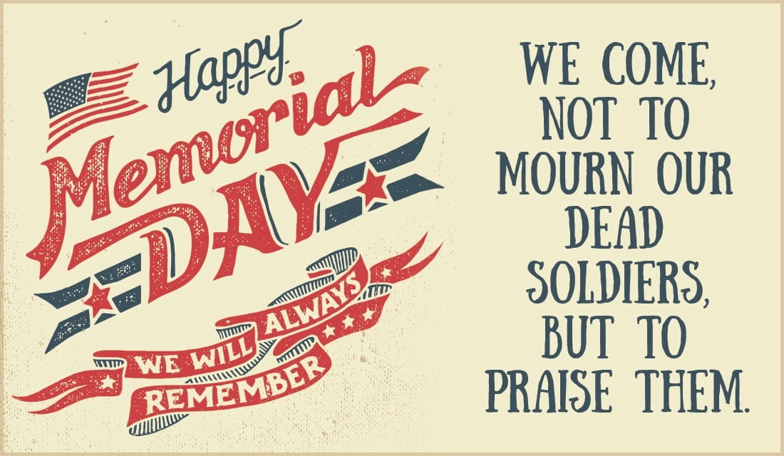 Happy Memorial Day eCard Free Memorial Day Cards Online