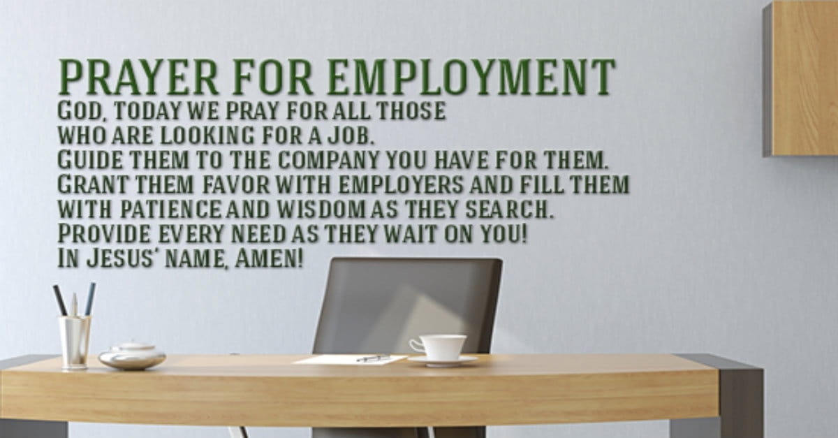 Prayer for Employment - Inspirations