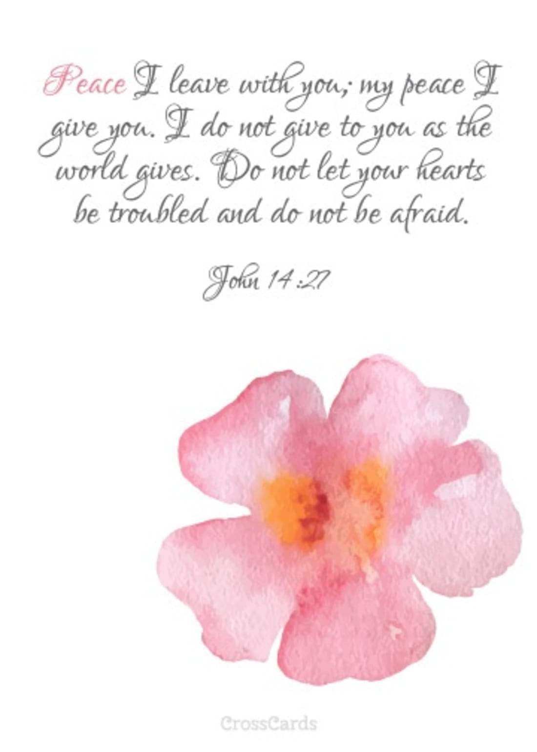 Do not let your hearts be troubled printable download free