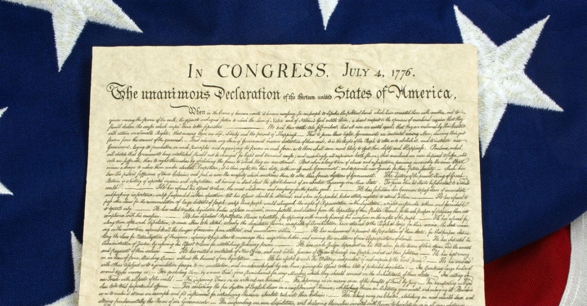Is the Declaration of Independence Christian? Does it Matter?
