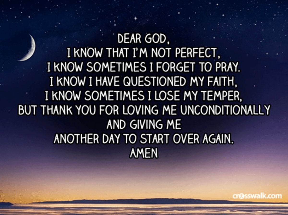 Dear God...
