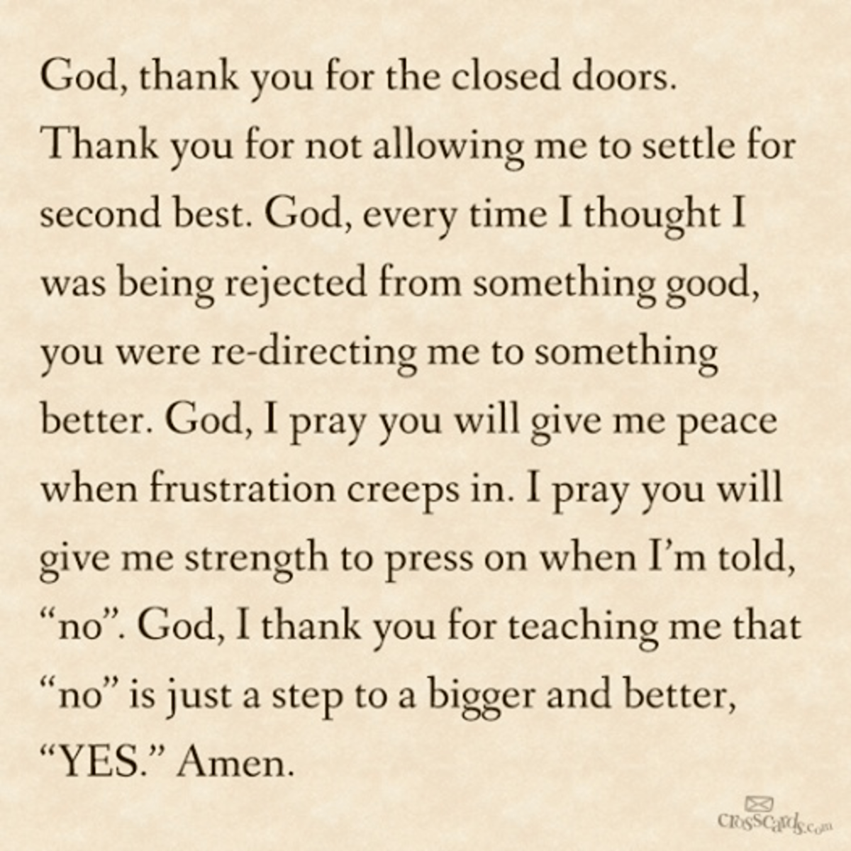 Closed Doors