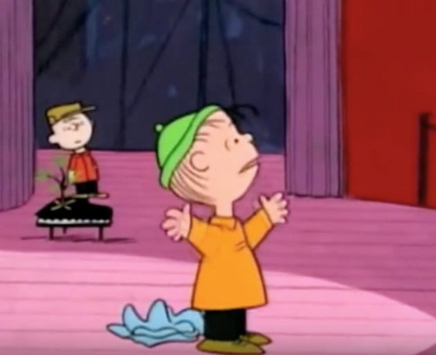 Linus and His BlanketWhat You Missed in "A Charlie Brown Christmas"