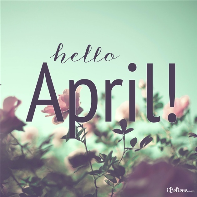 Your Daily Verse - Hello April!