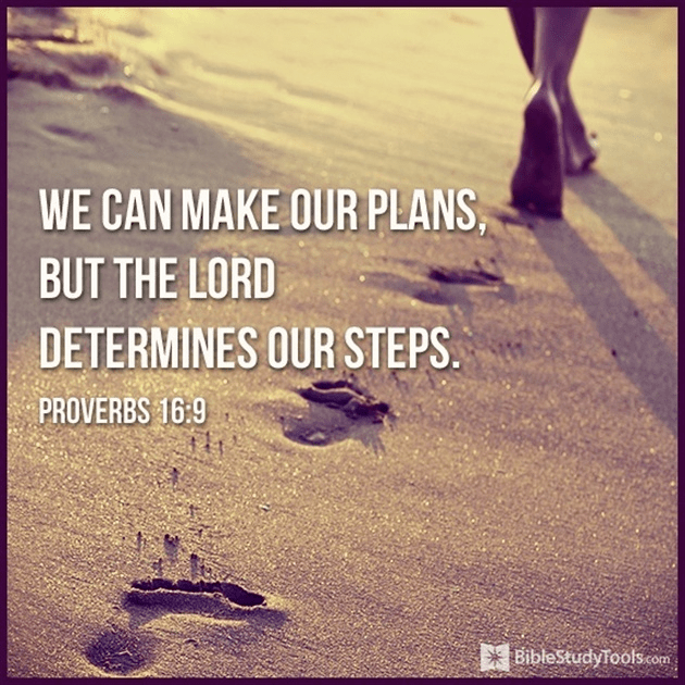 verse strength bible weakness god in our Make Steps but Our Plans, the We Our Can Determines Lord