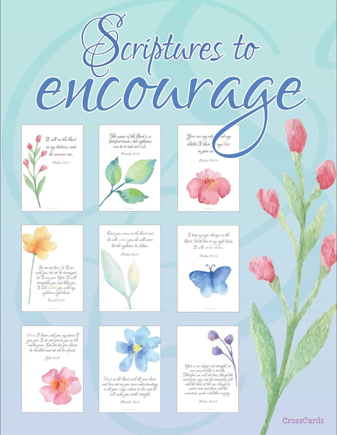 Scripture to Encourage You - Free Printable Printable - Download Free