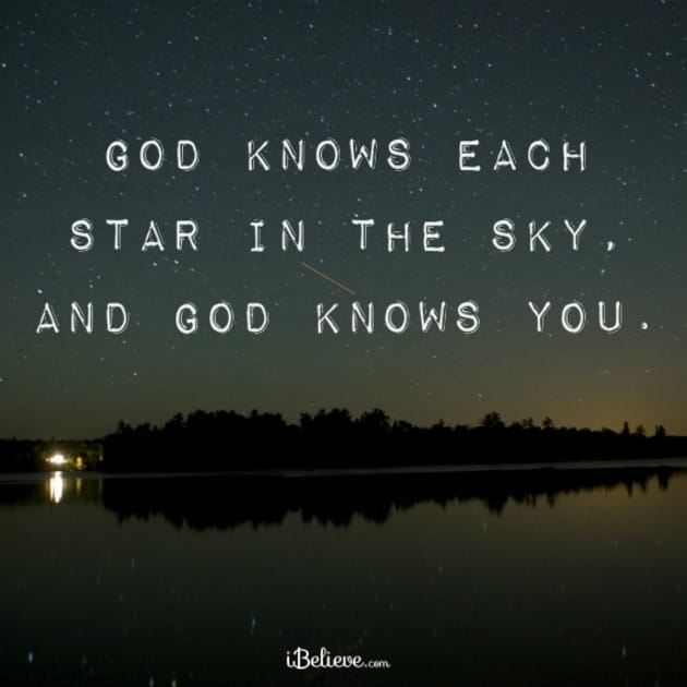 what does god say about the stars