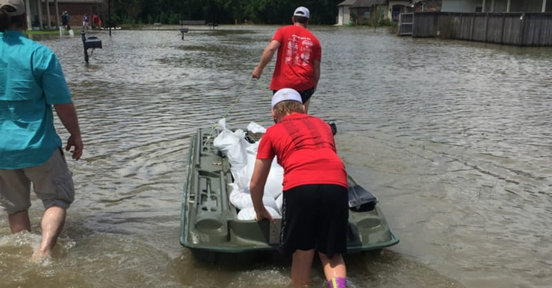 America Hardly Notices while Louisiana Drowns