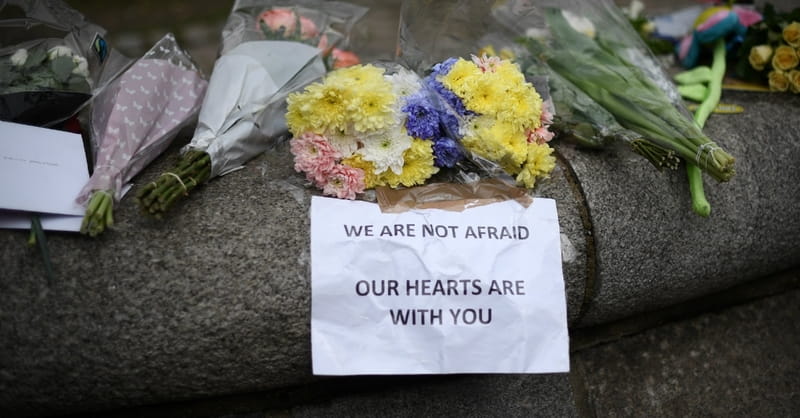 Prayer Vigil Held in Trafalgar Square after Terror Attack