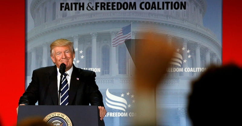 Trump: ‘It’s Time to Put a Stop to Attacks on Religion’