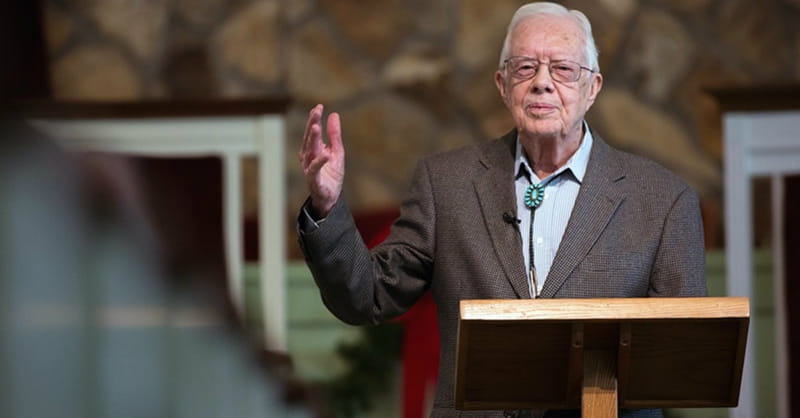 A Bible Study Led by 92-Year-Old Jimmy Carter is a Sight to Behold