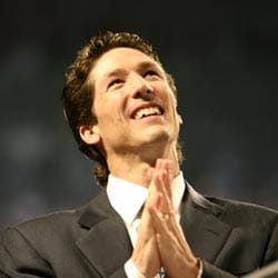 New York Times best-selling author for positivity. Joel Osteen draws a lot of fire, especially from disgruntled fundies and theological hard-liners.