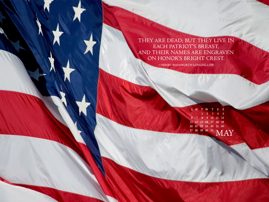 May 2012 - Patriot - Free Christian Wallpaper