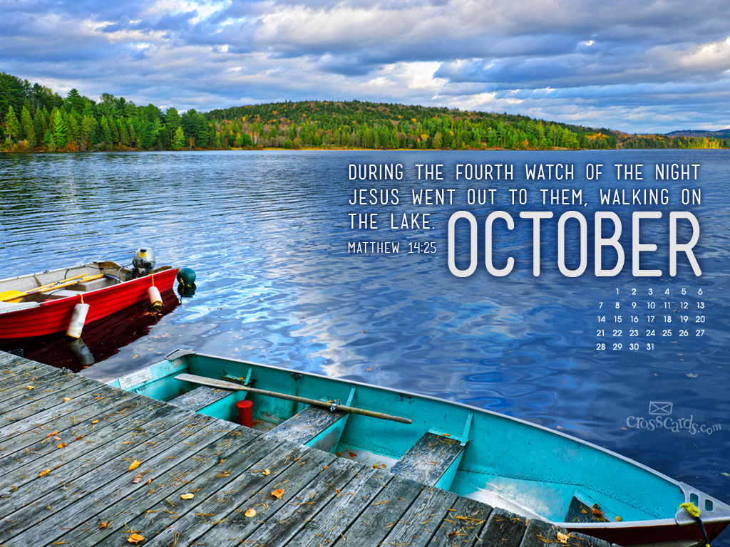 Oct 2012 - Matt 14:25 - Wallpaper