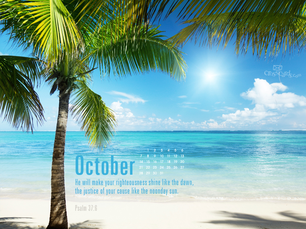 Oct 2012 - Psalm 37:6 - Wallpaper